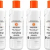 Four everydrop EDR2RXD1 orange refrigerator filters