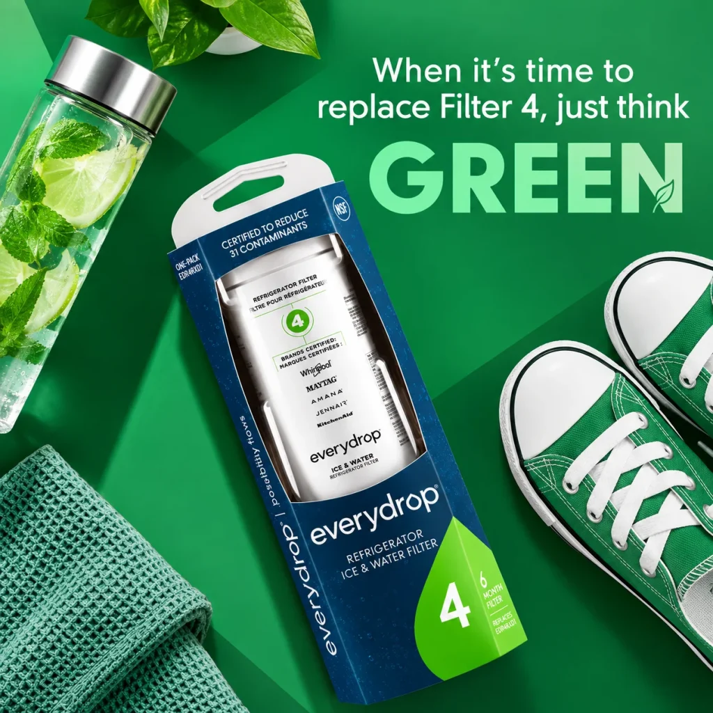 everydrop EDR4RXD1 Filter 4 green label